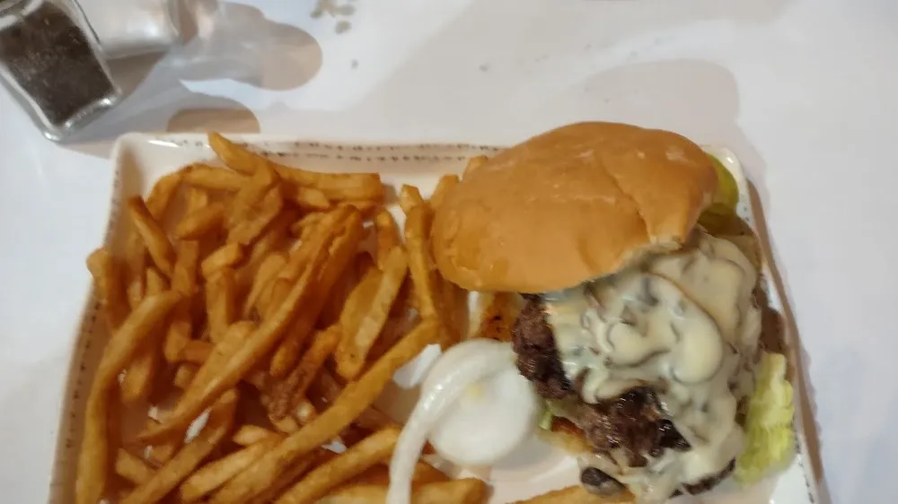 Mushroom Swiss Burger
